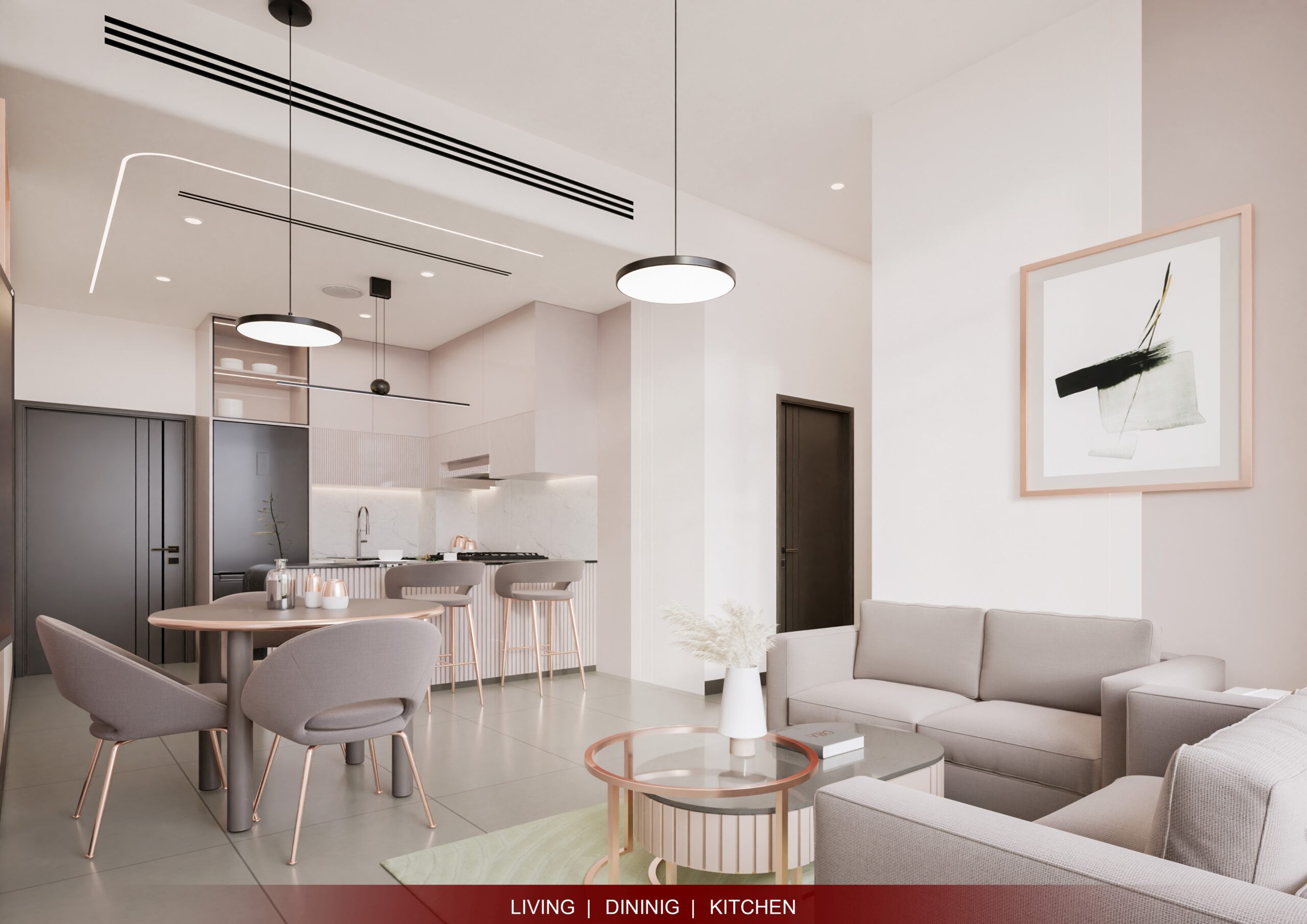 living-dinning-kitchen